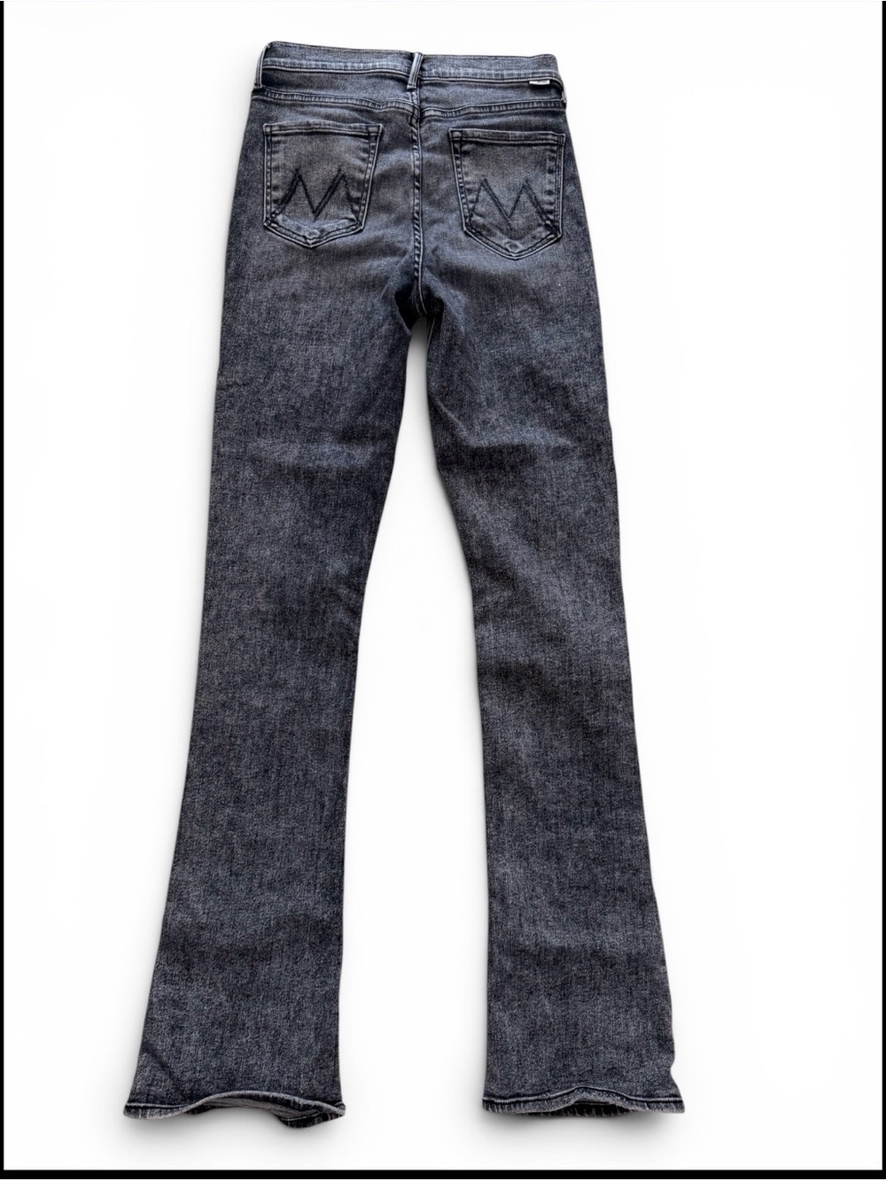 MOTHER high waisted runaway train stops jeans 29 tall